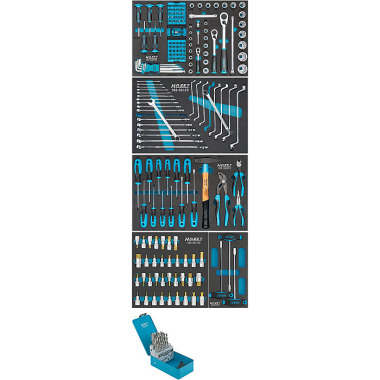 HAZET Werkzeug-Sortiment - Anzahl Werkzeuge: 204 0-178N/204