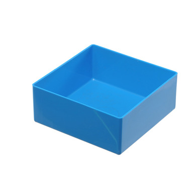 Hünersdorff Einsatzbox aus PS, 108x108x45 mm,blau 622300