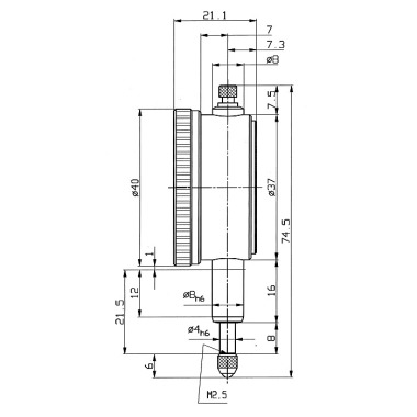 Käfer KM 4 TOP  - Kleinmessuhr 0,01mm  10153