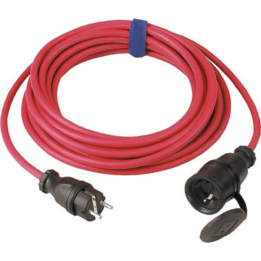 Jaeger Schutzkontaktverlängerung 16 A 250 V 3x1,5mm² 50m H07RN-F rot IP44 JÄGER DIREKT NW644.250.04