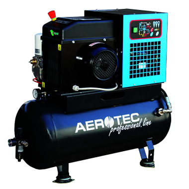 Aerotec Schraubenkompressor COMPACK 2 TR - 90L PRO mit Trockner- 400 Volt 150162012