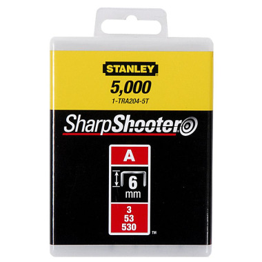 Stanley Klammern Typ A 6mm 5000 St 1-TRA204-5T