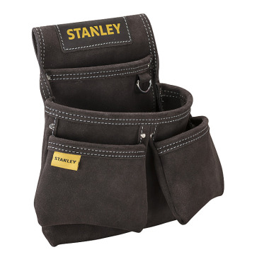 Stanley Werkzeug- u. Nageltasche doppelt Leder STST1-80116