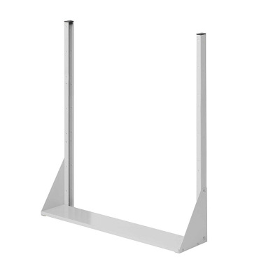 KAPPES ®RasterPlan Stellwand Standmodul Gr. 3 H1100 x B1000 x T240 mm RAL 7035. Einseitig ohne Platten. 7003.00.0013