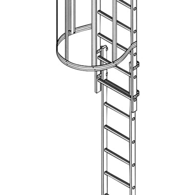 Zarges LM-Fluchtleiter ca. 2,50 m 42446