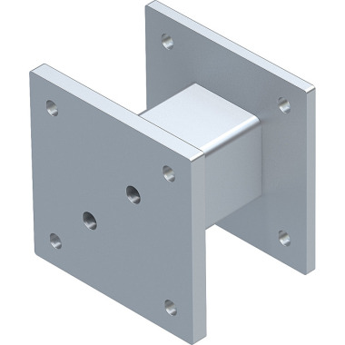 Zarges Distanzsegment für Podestplatte 160 mm VA 44281