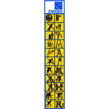 Zarges Hinweisschild 829855