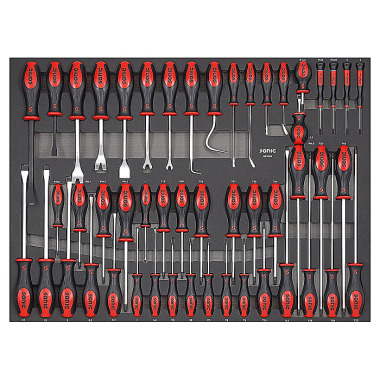 Sonic SFS, Schraubendreher- und Abzieher-Satz, 50-tlg. (ICON) 605004