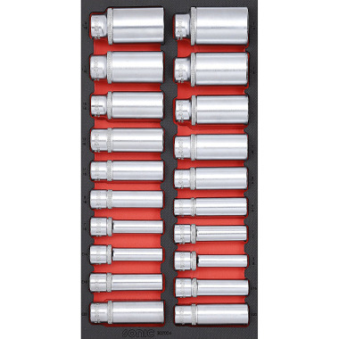 Sonic 1/3 SFS 1/2’’ Nuss-Satz lang (SAE) 20-teilig 302004