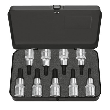 MATADOR Satz Schraubendreher-Einsätze, 9-tlg., 12,5 (1/2) TORX 4092 9090