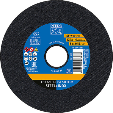 PFERD TRENN EHT 125-1,6 PSF STEELOX (10) 69198296