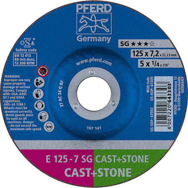 PFERD BIBIELLE E 125-7 SG CAST+STONE (2) 69298075