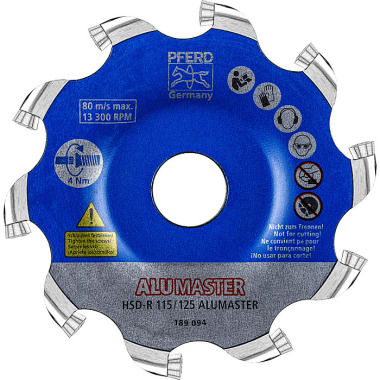 PFERD High Speed Disc ALUMASTER HSD-R 115/125 ALUMASTER 22000019