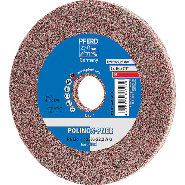 PFERD POLINOX-Kompaktschleifrad PNER-H 12506-22,2 A G 44691053