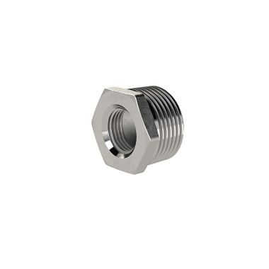 Riegler Reduziernippel, R 1 1/2 AG, Rp 1 IG, SW 50, ES 1.4408 118488