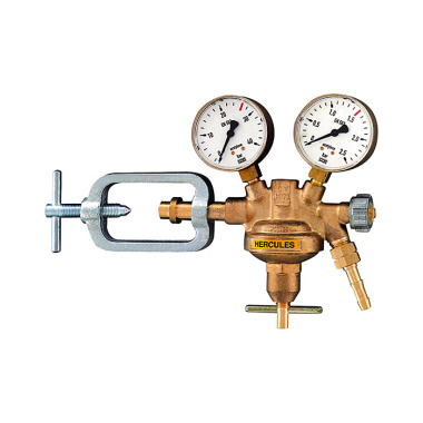 Riegler Flaschendruckregler, 200 bar, Acetylen, Arbeitsdruck 0 - 1,5 bar 101280