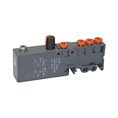 Riegler Pneumatik Logikelement, Timer, Alu anodisiert / Technopolymer 106710