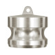 Riegler Kamlok-Verschlussstecker, Typ DP, Alu, BG 2 1/2, Stecker-Ø 76 108087