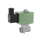 Riegler 3/2-Wege-MV., ES, NC ,direktg., 24 V DC, NBR, G 1/4,PN 0 - 6 bar 158061