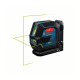 Bosch Linienlaser GLL 2-15 G mit Deckenklemme und Handwerkerkoffer 0601063W02