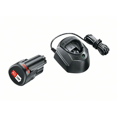 Bosch Akku Starter-Set: 1 x PBA 12 Volt, 1.5 Ah O-A Akku und GAL 1210 CV 1600A01L3D