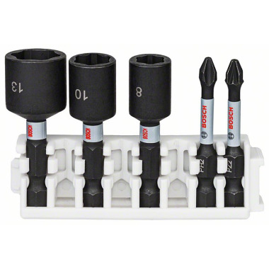 Bosch Schrauberbit- und Steckschlüssel-Set Impact Control, 5-teilig 2608522350