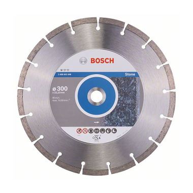 Bosch Diamanttrennscheibe Standard for Stone, 300 x 22,23 x 3,1 x 10 mm 2608602698