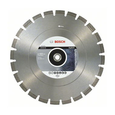 Bosch Diamanttrennscheibe Best for Asphalt, 400 x 20,00/25,40 x 3,2 x 12 mm 2608603642