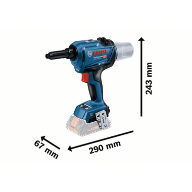 Bosch Akku-Nietpistole GRG 18V-16 C solo 06019K5002