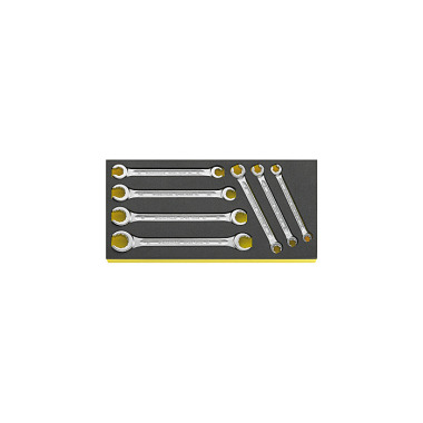 STAHLWILLE TCS 24/7, 8X10-19X22 MM Tcs-Einlage Mit Satz Doppelringschluesseln 96838758