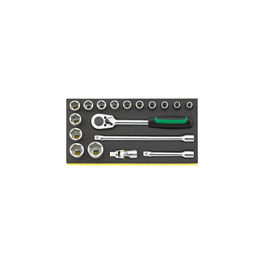 STAHLWILLE TCS 52/14/4 Tcs-Einlagensatz 1/2" Betaetigungswerkzeug 96838781