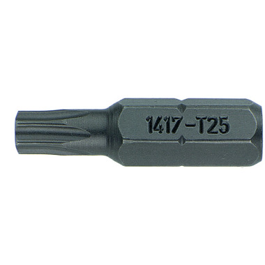 STAHLWILLE 1407-14211430-1435 BITS-Schraubendrehereinsätze Nr. 1408 Gr. T 4 TORX Gr. 1,3 in mm Außensechskant C 4 mm 08130004