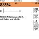 Fischer Ankerstange R 88534 Mutte r/Scheibe RG M8x 110 A 4 10 Stück FISCHER 885349400080000