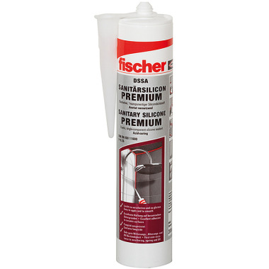 Fischer Sanitärsilicon DSSA 310ml transparent 053100