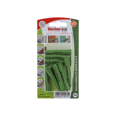 Fischer Universaldübel UX GREEN 8x50 R K (10) 524806