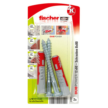 Fischer DUOPOWER 12x60 S K (2) 537624