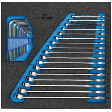 GEDORE Ring-Maulschlüssel-Satz in Check-Tool-Modul 2308878