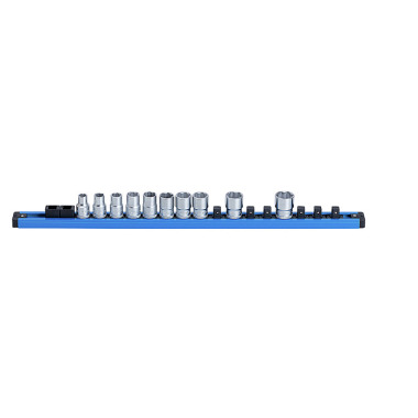 GEDORE Steckschlüsseleinsätze 1/2” C-Profil + Steckleiste SB C19 SL-010