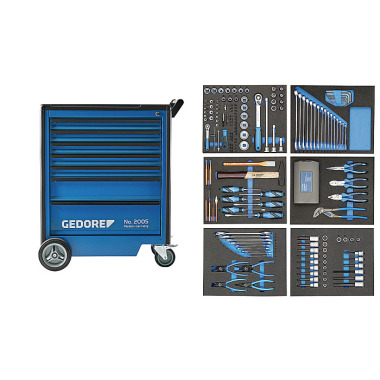 GEDORE Werkzeugwagen mit Sortiment 2005-TS-190