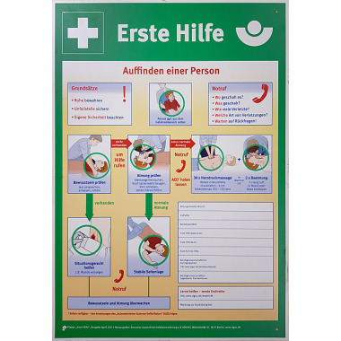 KS Tools Schild Erste Hilfe Aushang 117.2479