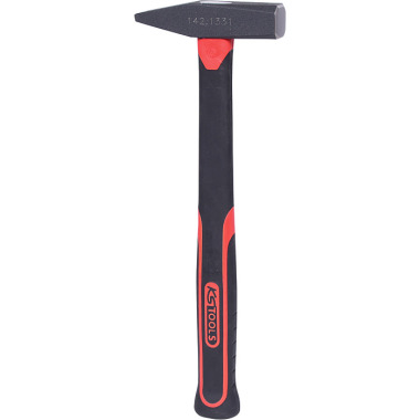 KS Tools Schlosserhammer m.Fiberglasstiel, 300g 142.1331