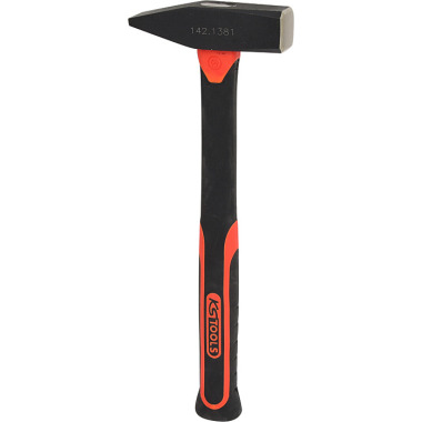 KS Tools Schlosserhammer m.Fiberglasstiel, 800g 142.1381