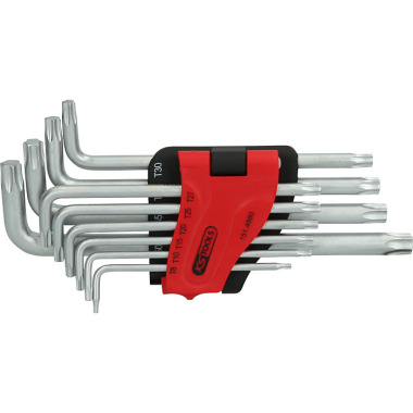 KS Tools TX-Winkelstiftschlüssel-Satz, lang 10-tlg. 151.4880