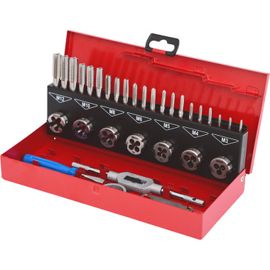 KS Tools HSS Gewindeschneidwerkzeug-Satz, 32-tlg. 331.0632