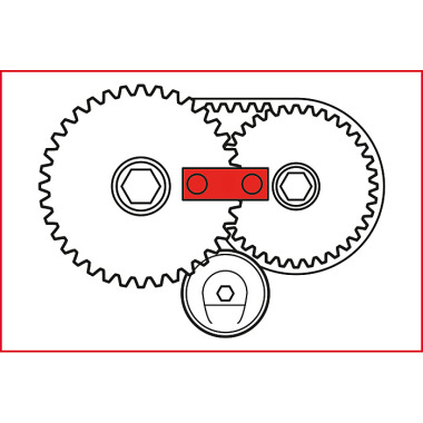 KS Tools Motorservice-Werkzeug-Satz, 12tlg., VAG 400.0625