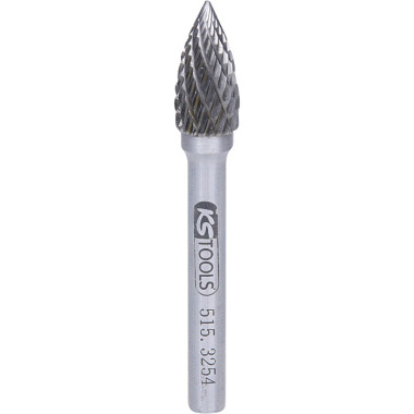 KS Tools HM Spitzbogen-Frässtift Form G, 10mm 515.3254