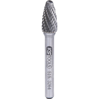 KS Tools HM Rundbogen-Frässtift Form F, 10mm 515.3264