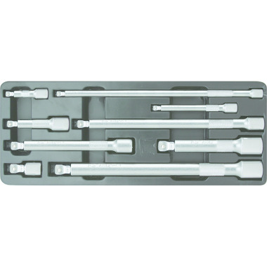 KS Tools Kipp-Verlängerung-Satz, 9-tlg 1/4"+3/8"+1/2" 911.0009