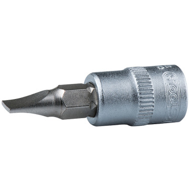 KS Tools 1/4" Bit-Stecknuss Schlitz, 4mm 911.1418