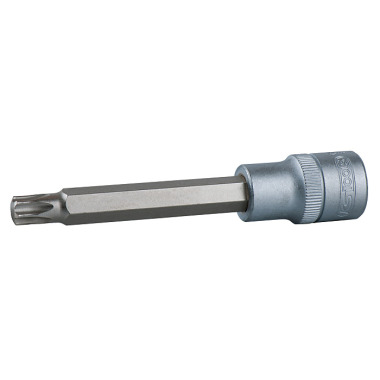 KS Tools 1/2" TX-Bit-Stecknuß T80, 110mm Länge mit Bohrung 911.1632